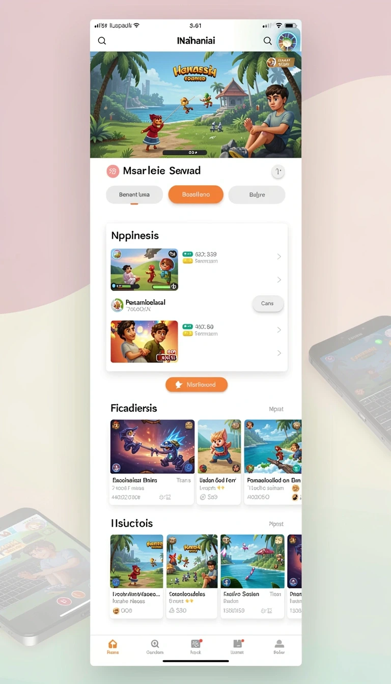 Beragam pilihan permainan menarik dalam aplikasi Aplikasi ttt888 Ringan untuk Android.