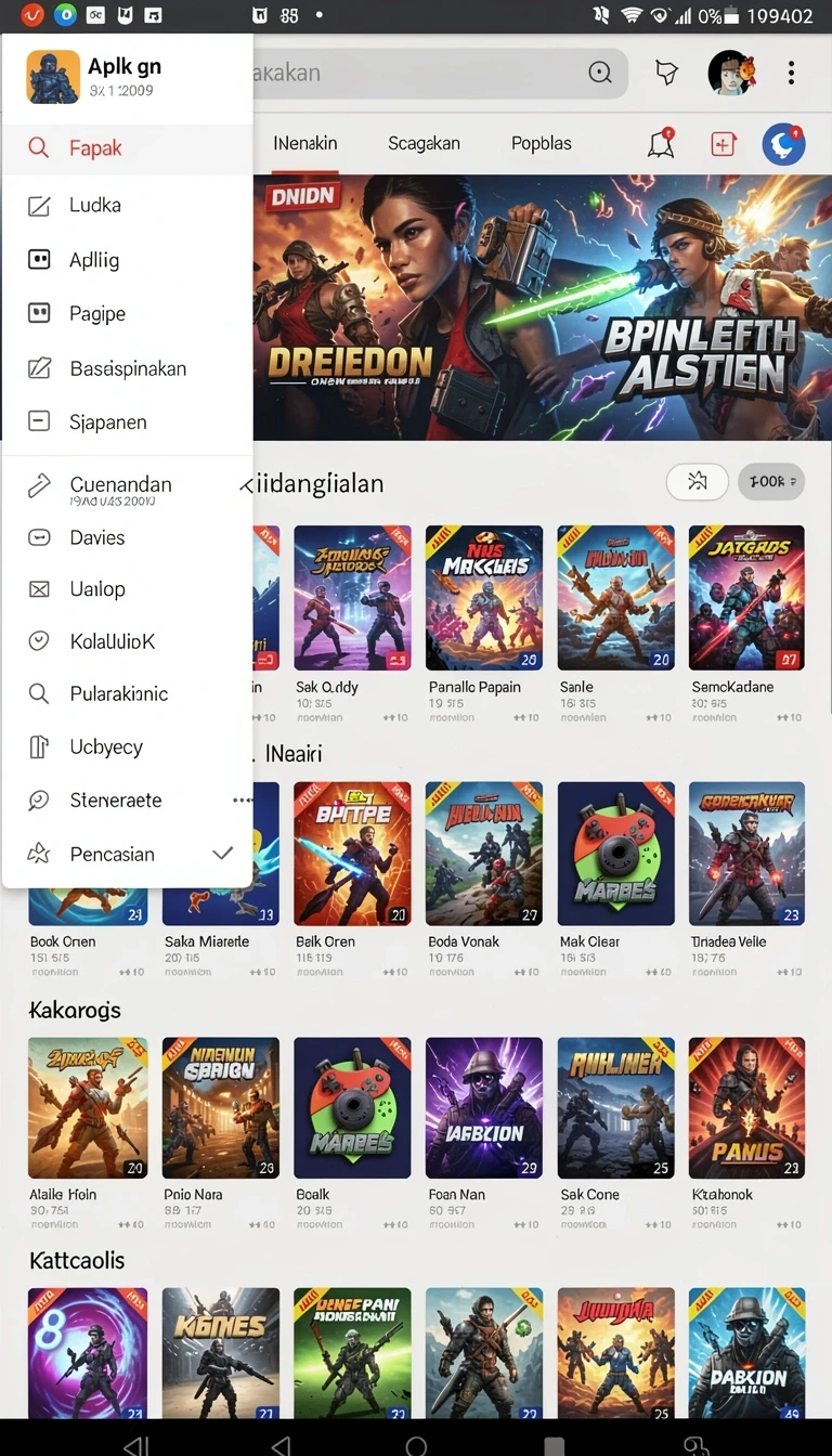 Beragam pilihan permainan menarik dalam aplikasi 77lucks APK Terbaru dan Aman untuk Diunduh.