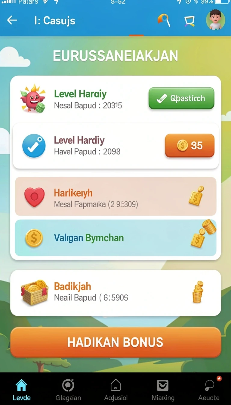 Beragam pilihan permainan menarik dalam aplikasi v21 Versi Terbaru untuk Android Tanpa Ribet.