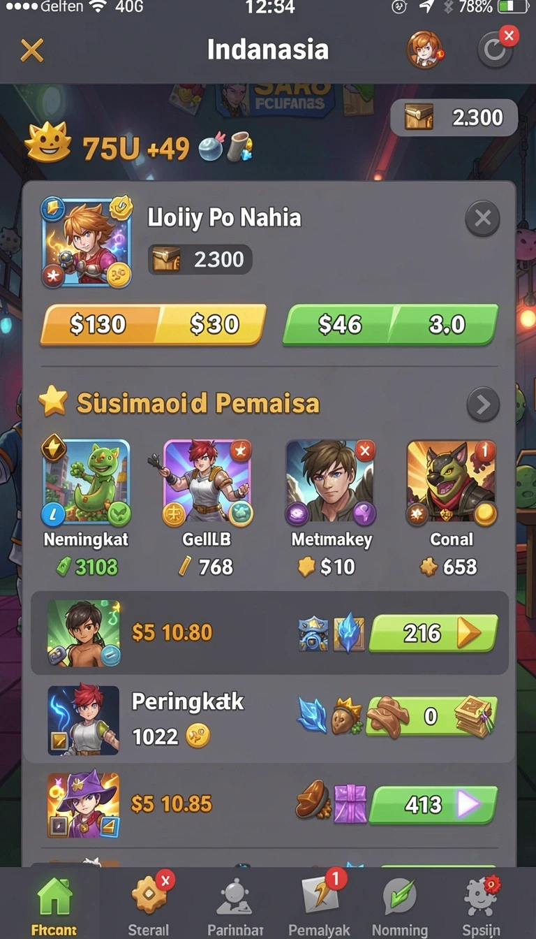 Beragam pilihan permainan menarik dalam aplikasi bos777 APK Versi Terbaru untuk Android 2026.