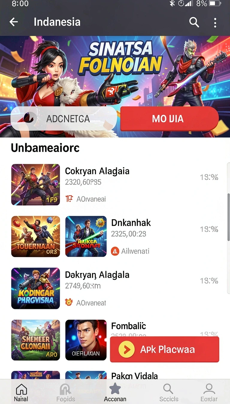 Beragam pilihan permainan menarik dalam aplikasi Download Aplikasi god77 Terbaru untuk HP Android.